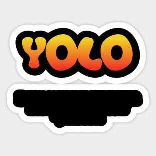 YOLO - James Dean - Light Version Sticker